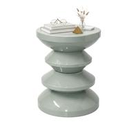 Relaxdays Side table & stool Zigzag