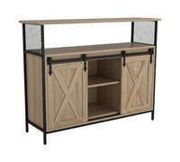 Relaxdays Sideboard with barn doors