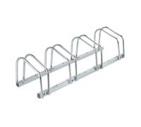 Relaxdays Silver Bike Rack for 4 Bicycles