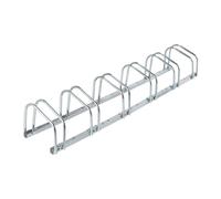 Relaxdays Silver Bike Rack for 6 Bicycles