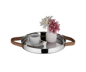 Relaxdays Silver Serving Tray with Handles