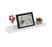 Relaxdays Simple Floating Shelf in White