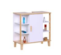 Relaxdays Sink cabinet with door & shelves