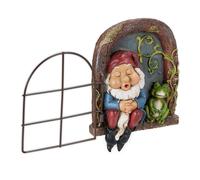 Relaxdays Sleeping Gnome in the Window