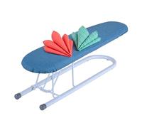 Relaxdays Sleeve Board for Ironing Shirt Sleeves, 52 x 12.5 cm, Blue/White