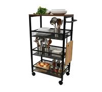 Relaxdays Slim niche trolley 4 tiers