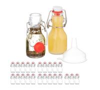 Relaxdays Small Bottles with Swing Top Set
