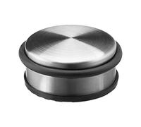 Relaxdays Small Stainless Steel Door Stop With Rubber Ring Doorstop | Rubber door buffer, HWD: 4.5 x 10 x 10 cm