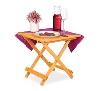 Relaxdays Small Wooden Folding Table