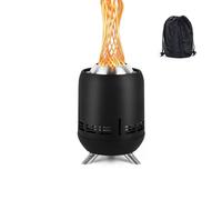 Relaxdays Smokeless table fireplace Ø16.5 cm