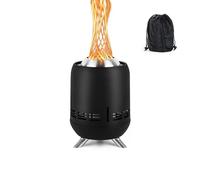 Relaxdays Smokeless table fireplace Ø16.5 cm