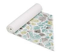 Relaxdays Soft Foam Mat, Cut to Size, Bath, Sauna, Pool, Anti-Slip, Yard Goods, Several Sizes, 300 cm, Blue/White