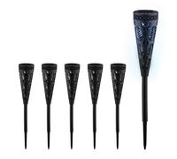 Relaxdays Solar Torches Set with Luminous Effect