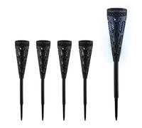 Relaxdays Solar Lights Set, Black, 41x7 cm