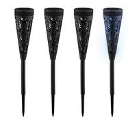 Relaxdays Solar Torches Set with Luminous Effect