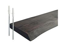 Relaxdays Solid wood live-edge shelf