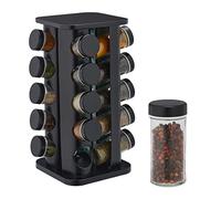 Relaxdays Rotating Spice Rack 20 Spice Jars