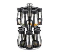 Relaxdays Spice rack with 12 glass jars