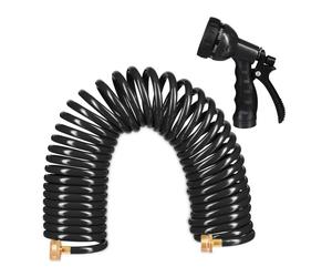 Relaxdays Spiral Hose with Spray Head 10 m