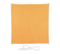 Relaxdays Square shade sail in yellow