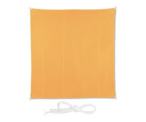 Relaxdays Square shade sail in yellow
