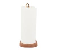 Relaxdays Square Wooden Kitchen Roll Stand