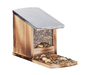 Relaxdays Squirrel Feeder with Metal Roof