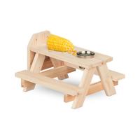 Relaxdays Squirrel Table with Watering Trough