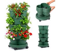 Relaxdays Stackable 5-tier tower