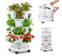 Relaxdays Stackable 5-tier tower