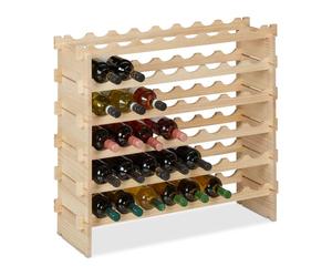 Relaxdays Stackable Wine Rack for 48 Bottles