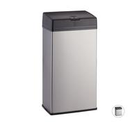 Relaxdays Stainless Steel Bathroom Bin