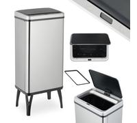 Relaxdays Stainless Steel Bin with Sensor