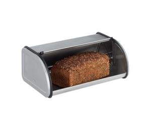 Relaxdays Stainless Steel Bread Bin