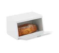 Relaxdays Stainless Steel Bread Bin
