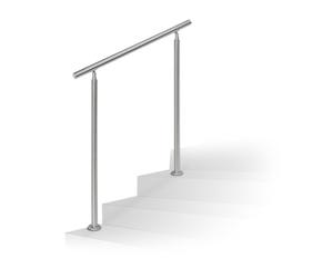 Relaxdays Stainless Steel Handrail