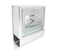 Relaxdays Stainless Steel Letter Box