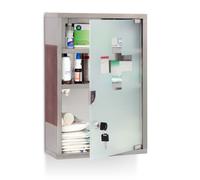 Relaxdays Stainless Steel Medicine Cabinet