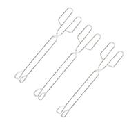 Relaxdays Stainless Steel Tongs in a Set of 3