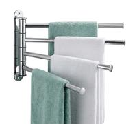 Relaxdays Stainless steel wall towel rail