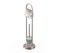 Relaxdays Stainless steel WC set