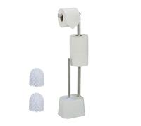Relaxdays Stainless steel WC set