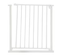Relaxdays stair gate, 75-80 cm, no drilling required, baby & toddler, stairs & doors, clamp-on door gate, white