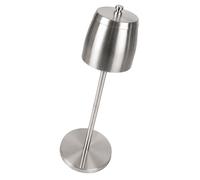 Relaxdays standing ashtray, adjustable 36-68 cm, stainless steel, silver