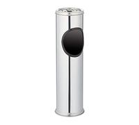 Relaxdays Standing Ashtray Stainless Steel Extra Tall with Bin 52 cm (21 in), Silver