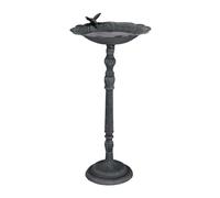 Relaxdays Standing Bird Bath Cast Iron