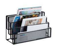 Relaxdays Standing Magazine Holder 4 Compartments