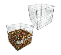 Relaxdays Steel composter, 2 pcs