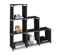 Relaxdays Step Shelf with 6 Compartments