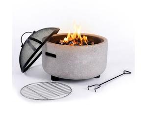Relaxdays Stone-effect firebowl